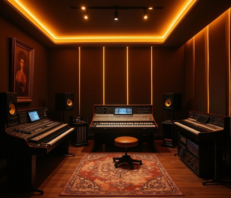 SANTZALL RECORDS STUDIO BACKGROUND MUSIC